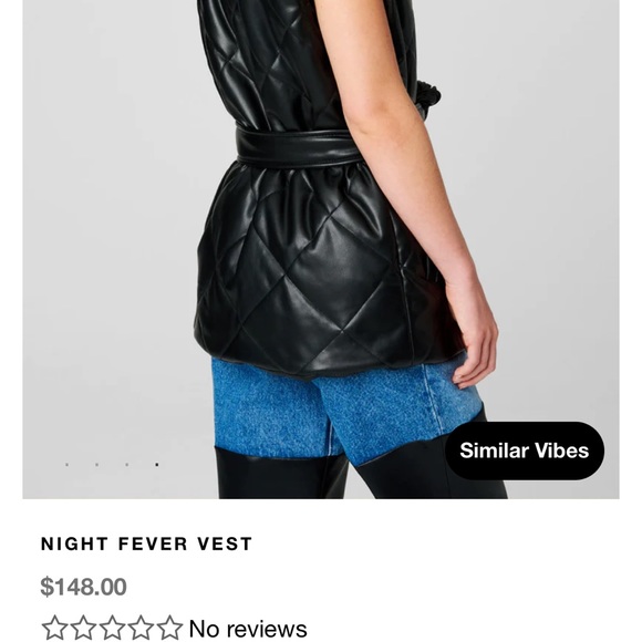 Nwt blank NYC vegan leather vest - Picture 5 of 7